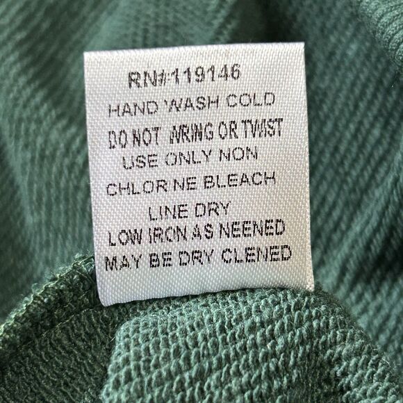 Jodifl Dress Midi Sweatshirt Womens M Green Long Sleeve Crewneck - Picture 10 of 10